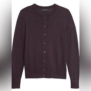 Banana Republic Dark Purple Cardigan